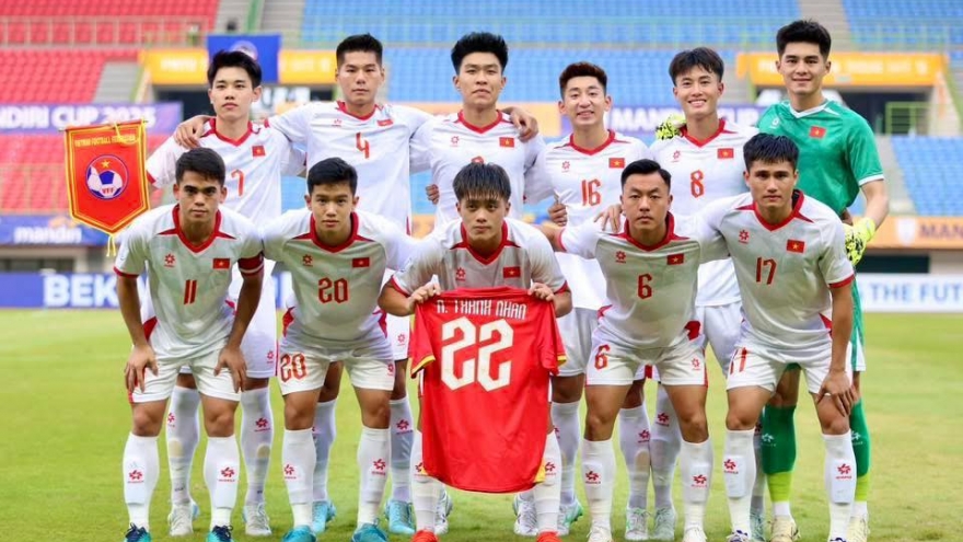 U23 Việt Nam có hành động ý nghĩa sau trận thắng U23 Lào